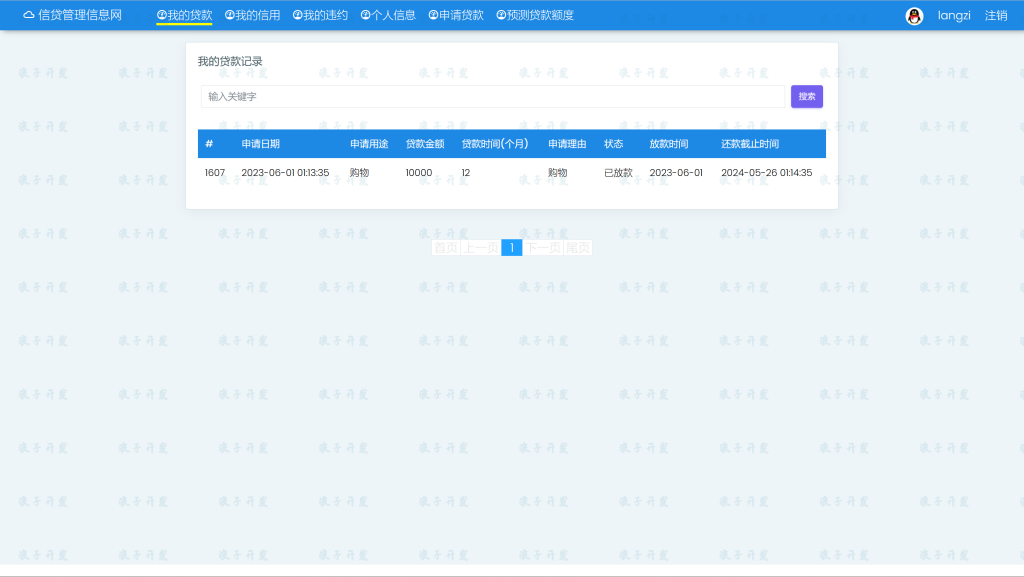 图片[5]-Django银行信贷管理系统（加权比重算法+随机森林、决策树等多种模型）-软件开发指导