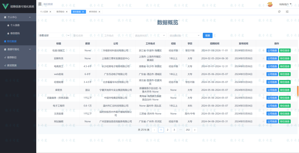 图片[21]-0089A招聘信息可视化系统-软件开发指导